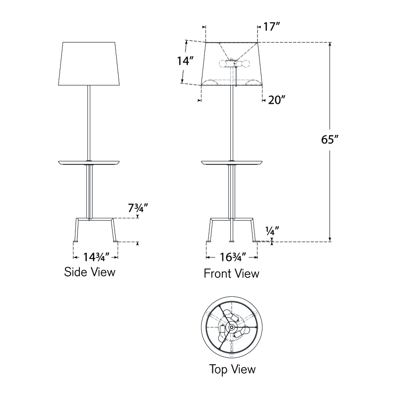 Visual Comfort Signature Tavlian Floor Lamp
