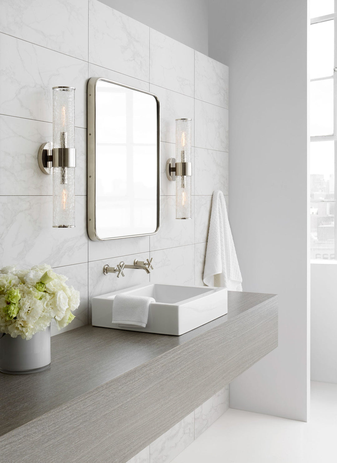 Visual Comfort Signature Liaison Medium Wall Sconce (view 3)