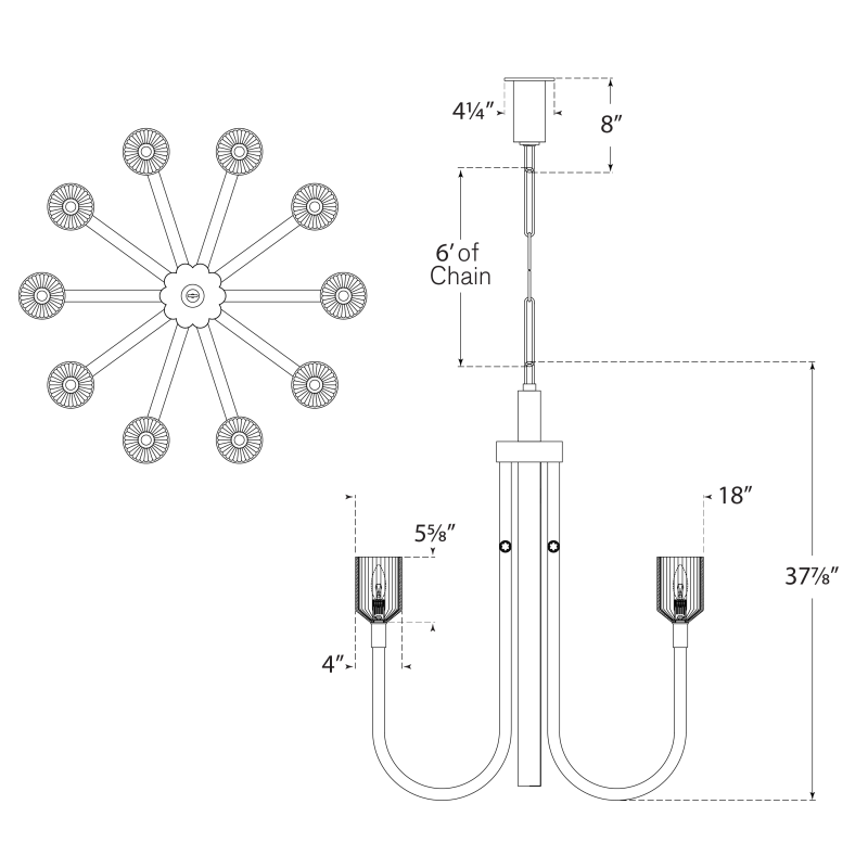 Visual Comfort Signature Reverie Chandelier