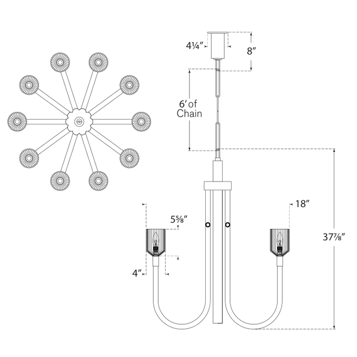 Visual Comfort Signature Reverie Chandelier