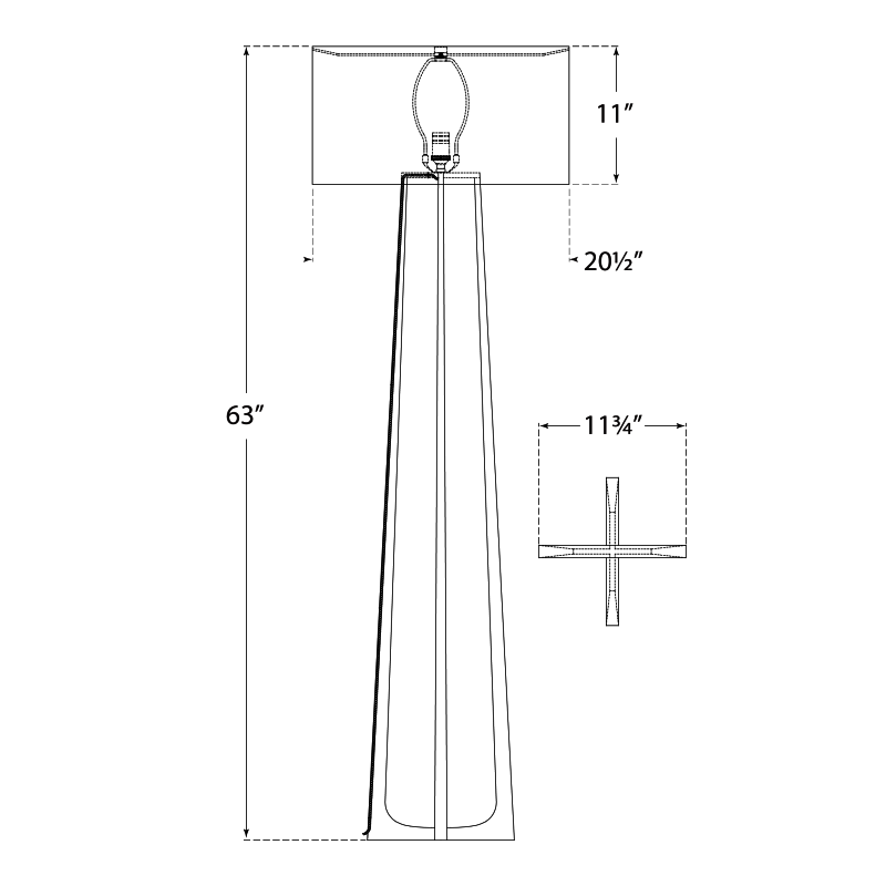 Visual Comfort Signature Scala Floor Lamp