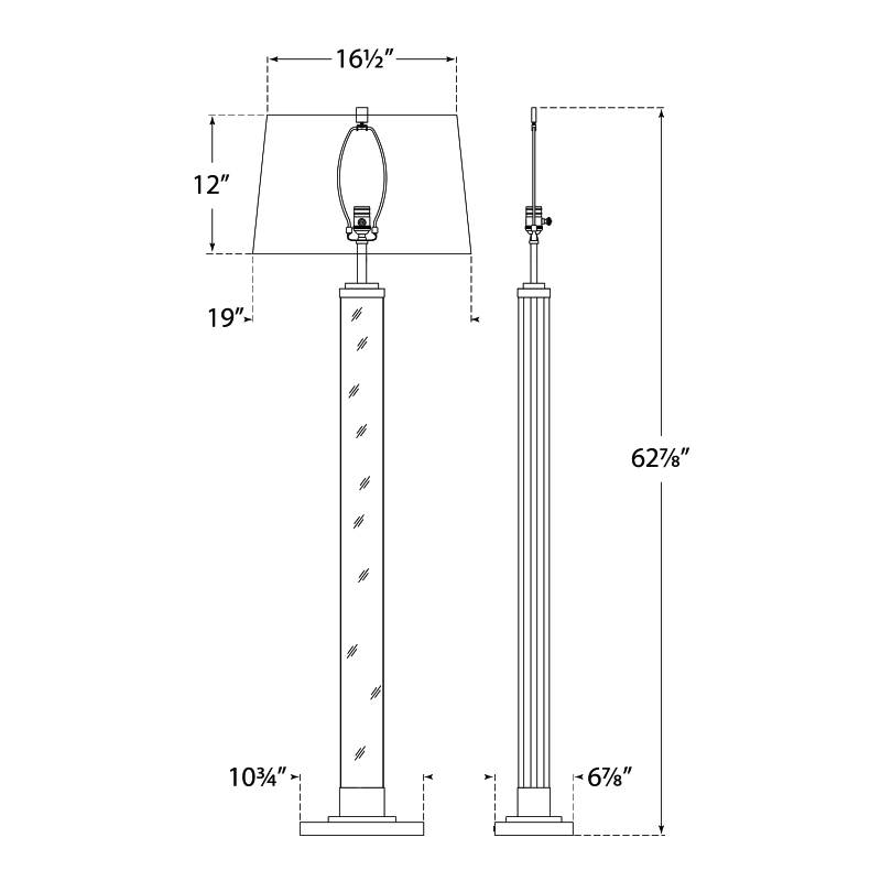 Visual Comfort Signature Wright Floor Lamp