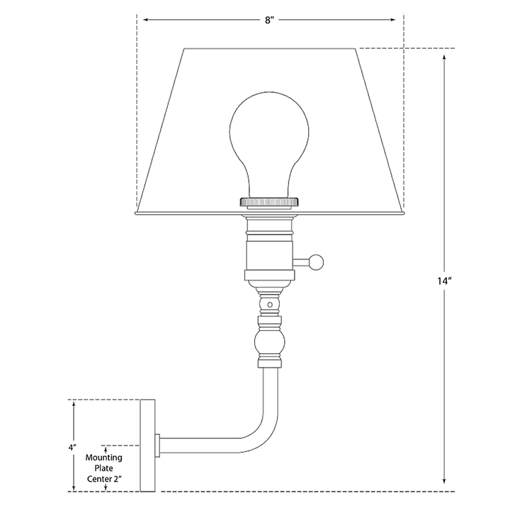 Visual Comfort Signature Swivel Head Wall Sconce