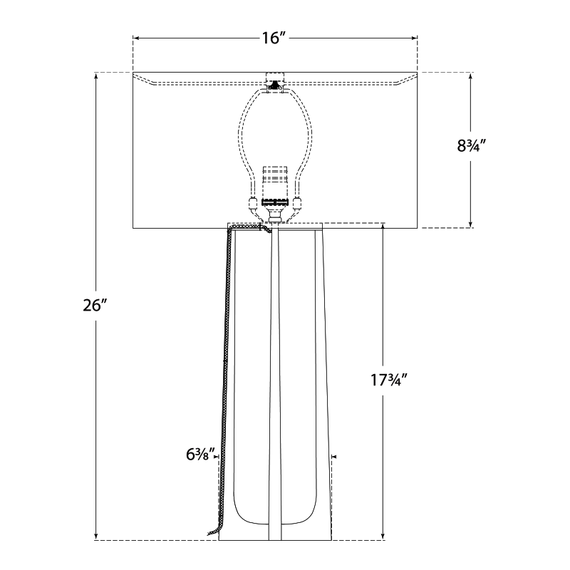 Visual Comfort Signature Scala Table Lamp