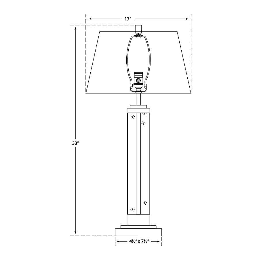Visual Comfort Signature Wright Table Lamp