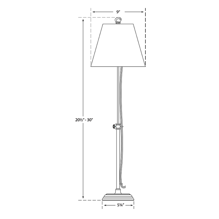 Visual Comfort Signature Wyatt Accent Table Lamp