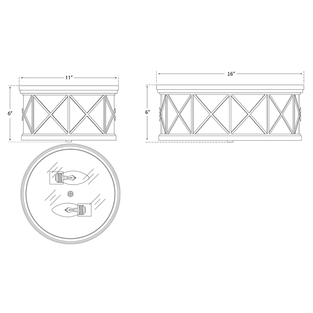 Visual Comfort Signature Montpelier Ceiling Light