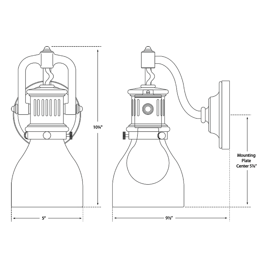 Visual Comfort Signature Yoke Wall Sconce