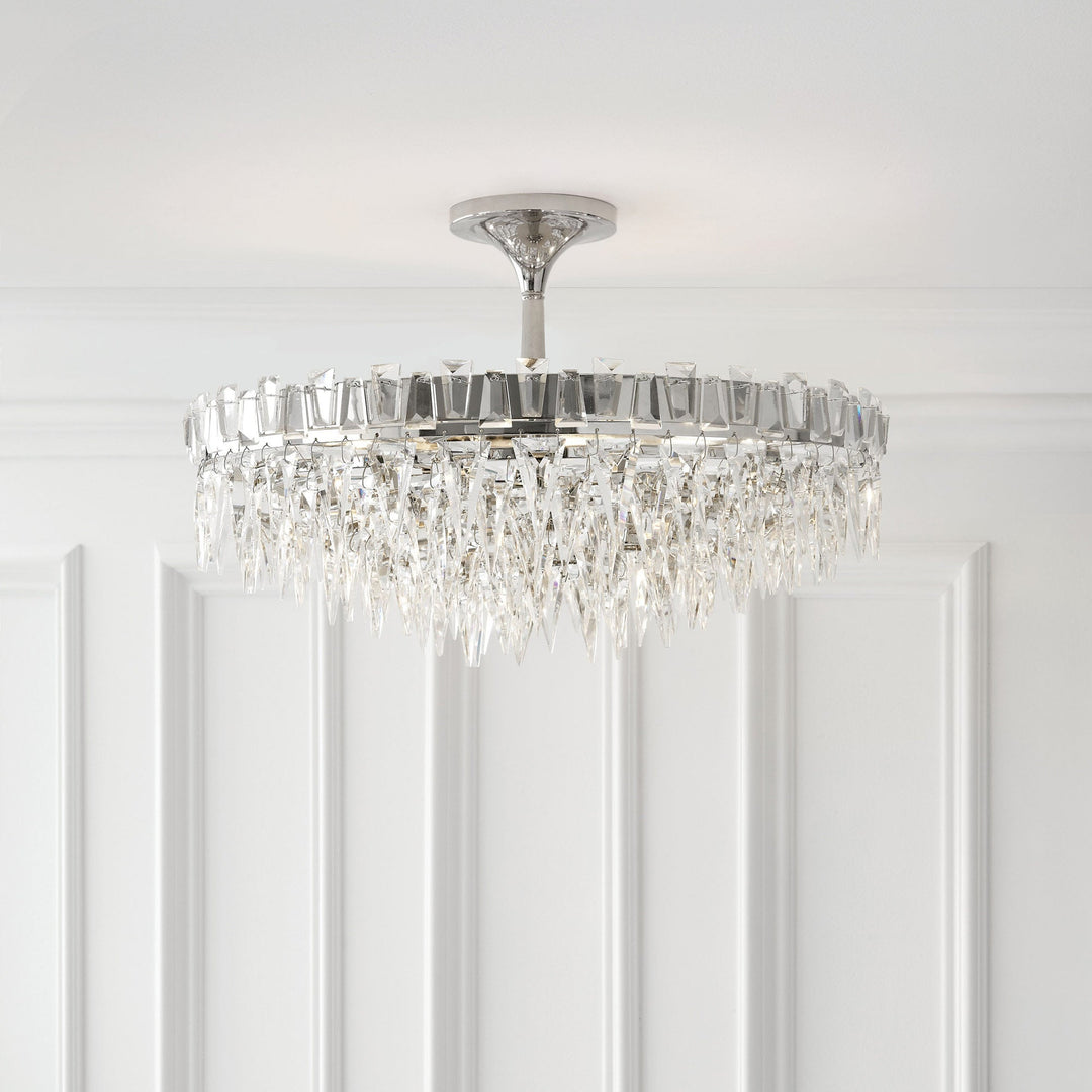 Visual Comfort Signature Trillion Semi Flush Ceiling Light (view 2)