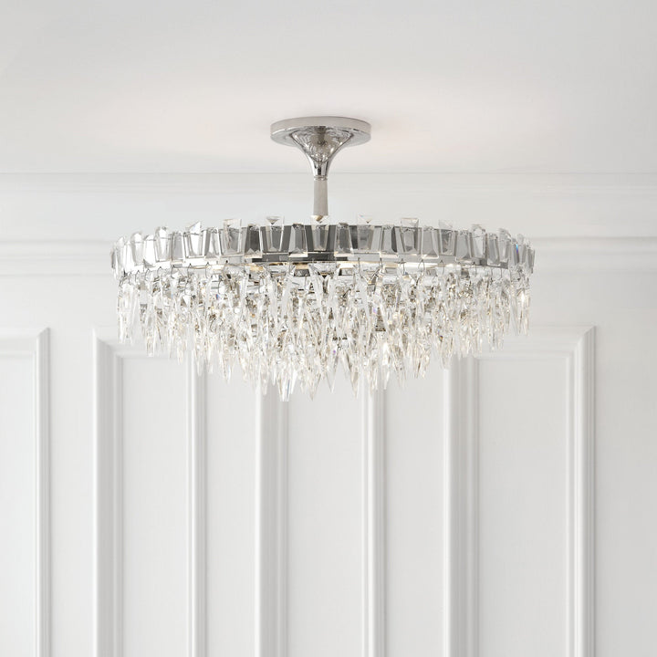 Visual Comfort Signature Trillion Semi Flush Ceiling Light (view 2)