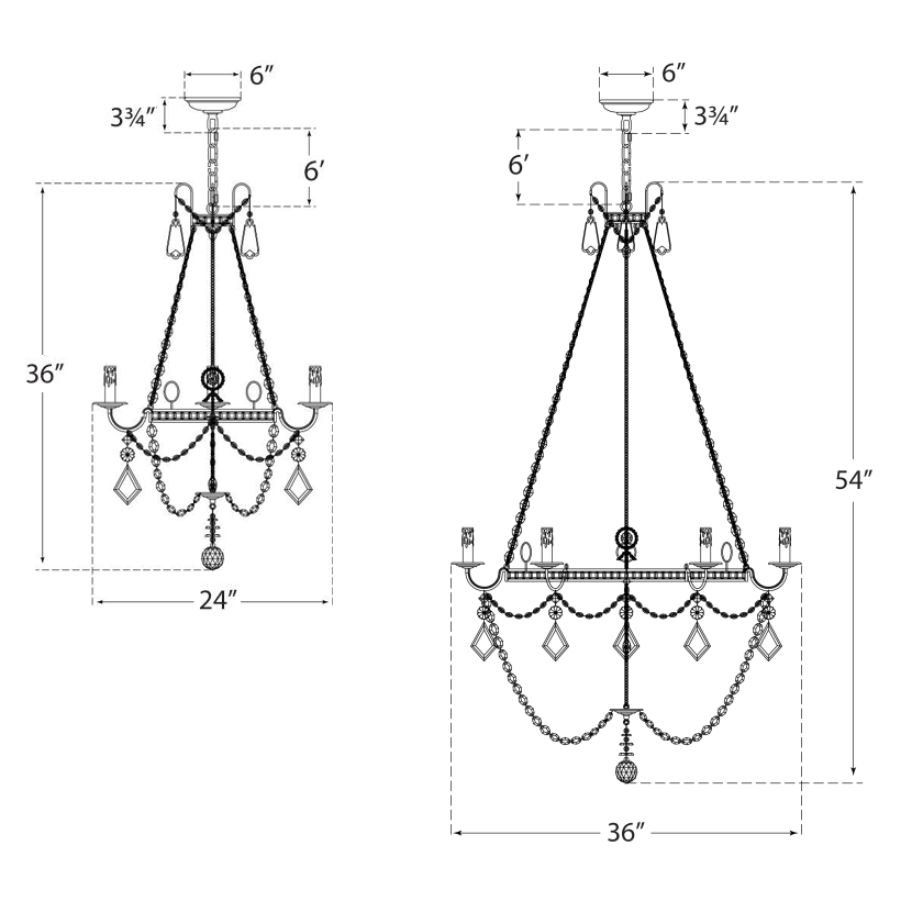 Visual Comfort Signature Sharon Chandelier