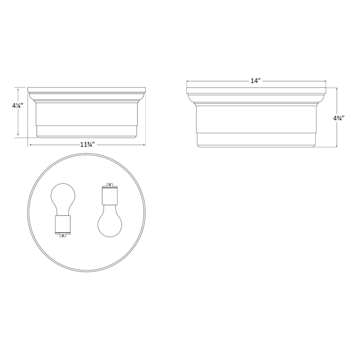 Visual Comfort Signature Siena Ceiling Light