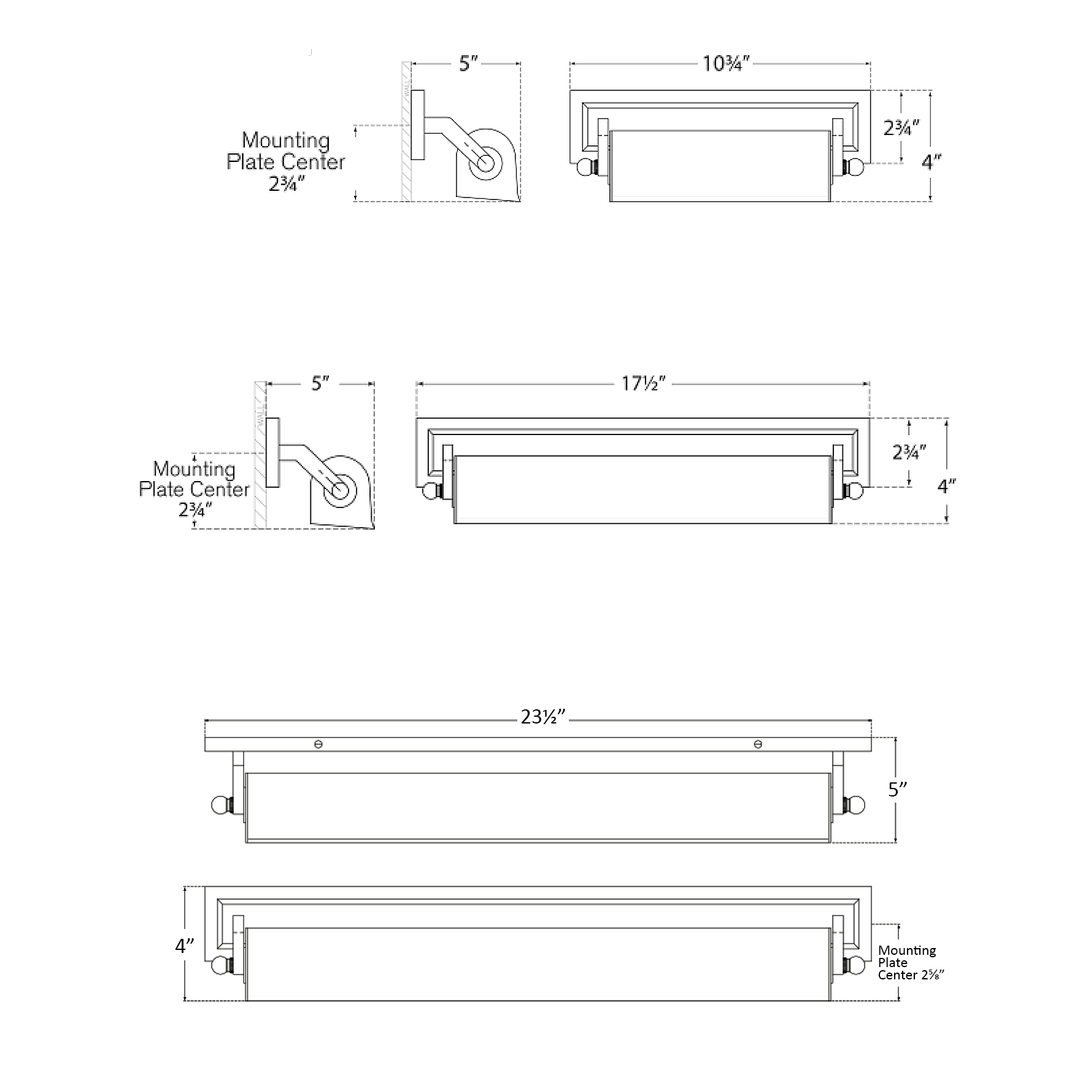 Visual Comfort Signature Library Picture Light