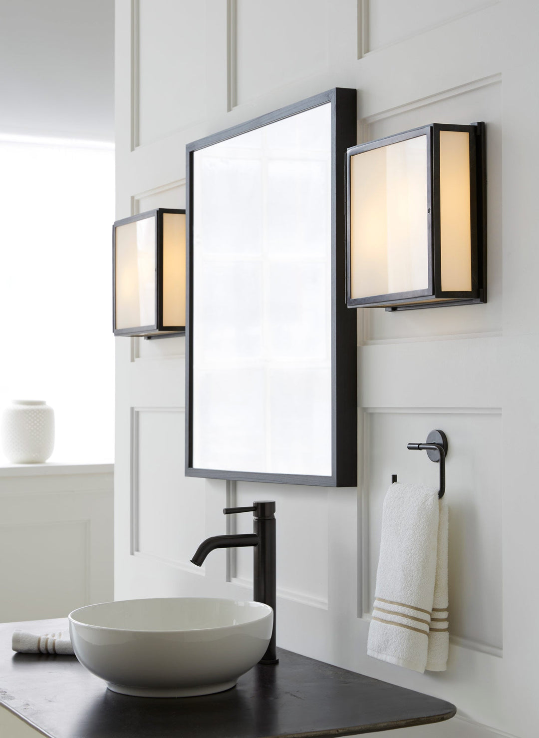 Visual Comfort Signature Mercer Box Bathroom Vanity Light (view 2)