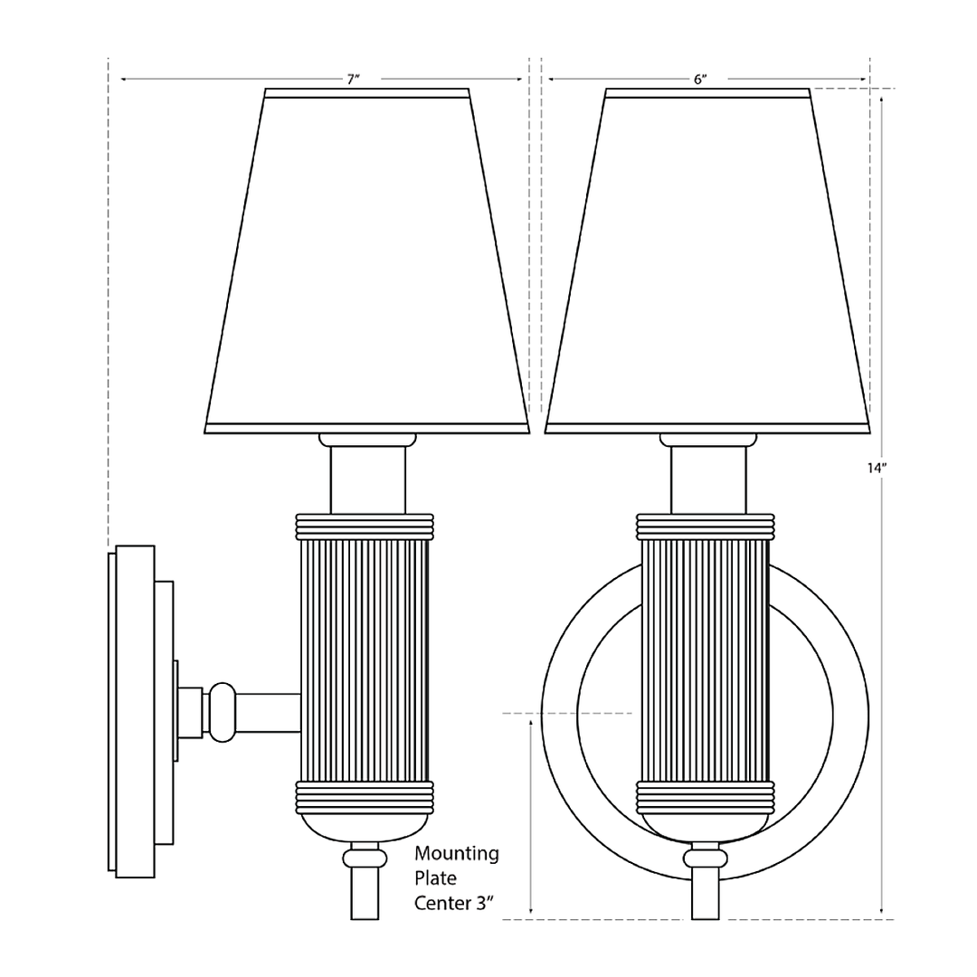 Visual Comfort Signature Longacre Wall Sconce