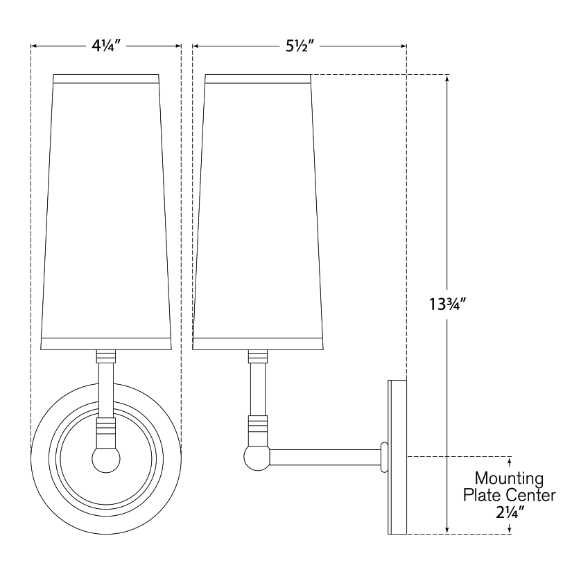 Visual Comfort Signature Ziyi Wall Sconce