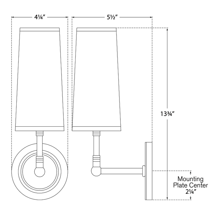 Visual Comfort Signature Ziyi Wall Sconce