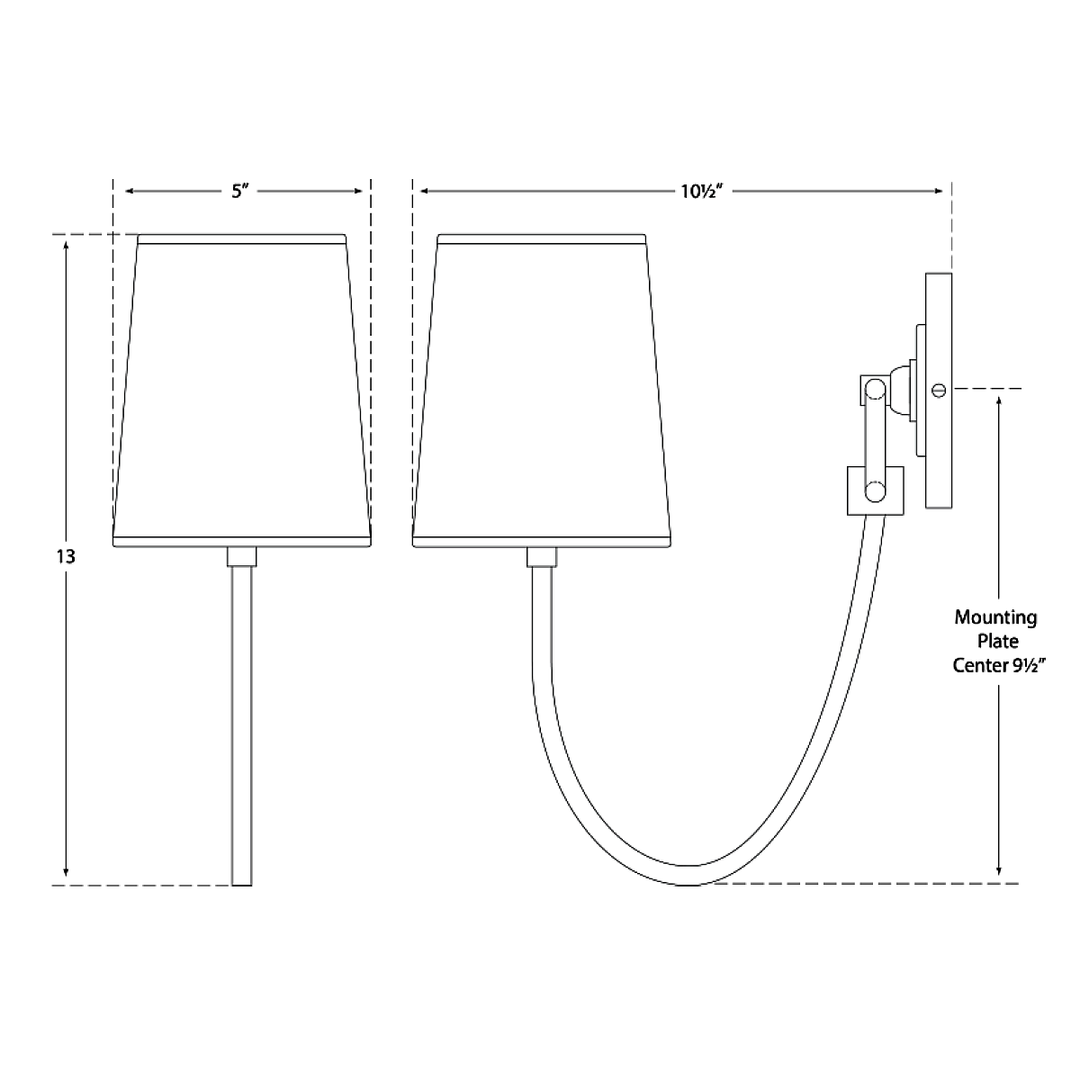 Visual Comfort Signature Reed Wall Sconce