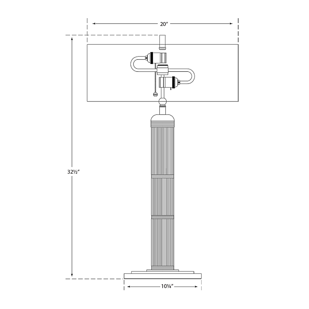 Visual Comfort Signature Longacre Tall Table Lamp