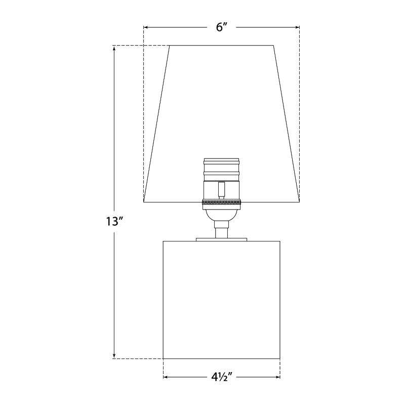 Visual Comfort Signature Terri Cube Accent Lamp