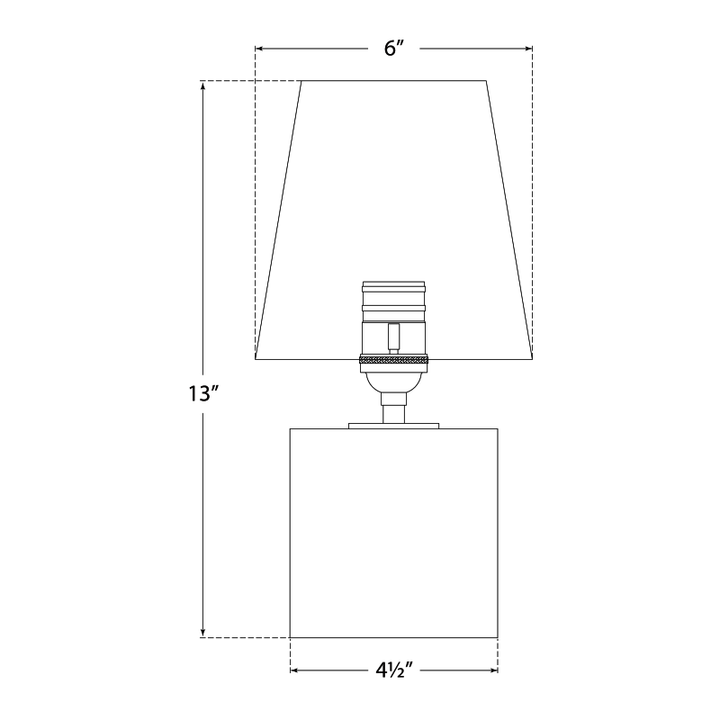 Visual Comfort Signature Terri Cube Accent Lamp