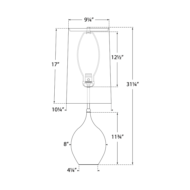 Visual Comfort Signature Loren Table Lamp