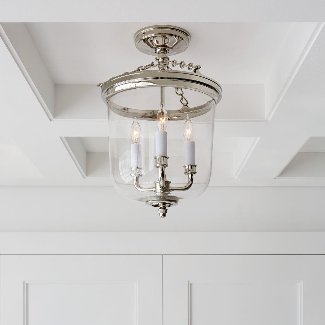 Visual Comfort Signature Merchant Semi Flush Ceiling Light (view 2)