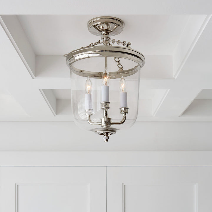 Visual Comfort Signature Merchant Semi Flush Ceiling Light (view 2)