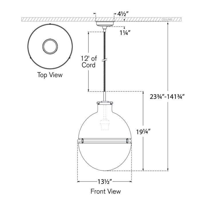 Visual Comfort Signature Maxey Pendant