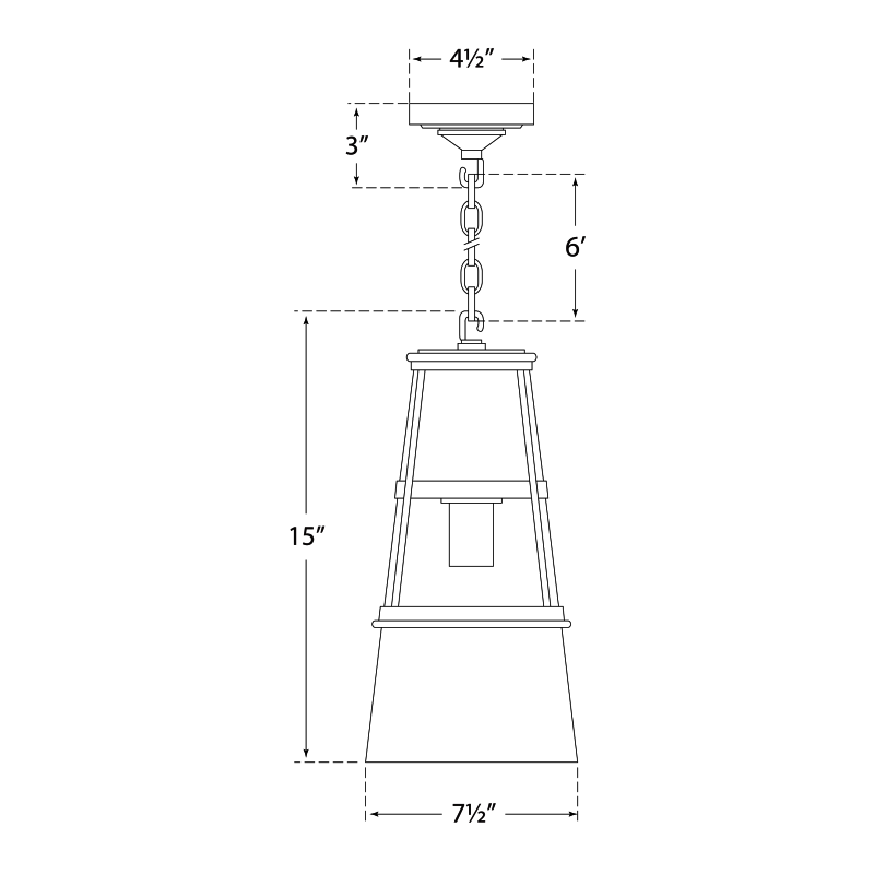 Visual Comfort Signature Robinson Medium Pendant