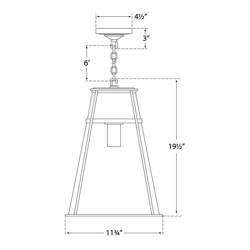 Visual Comfort Signature Robinson Large Pendant