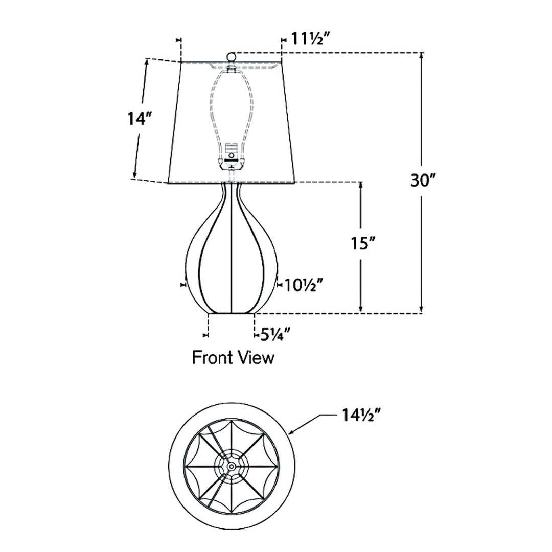 Visual Comfort Signature Rana Table Lamp