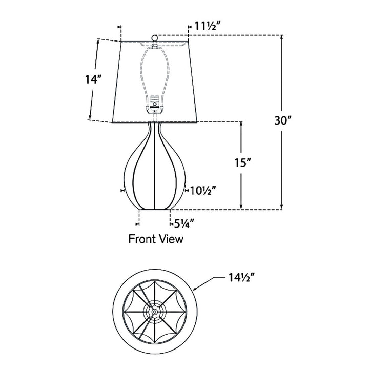 Visual Comfort Signature Rana Table Lamp