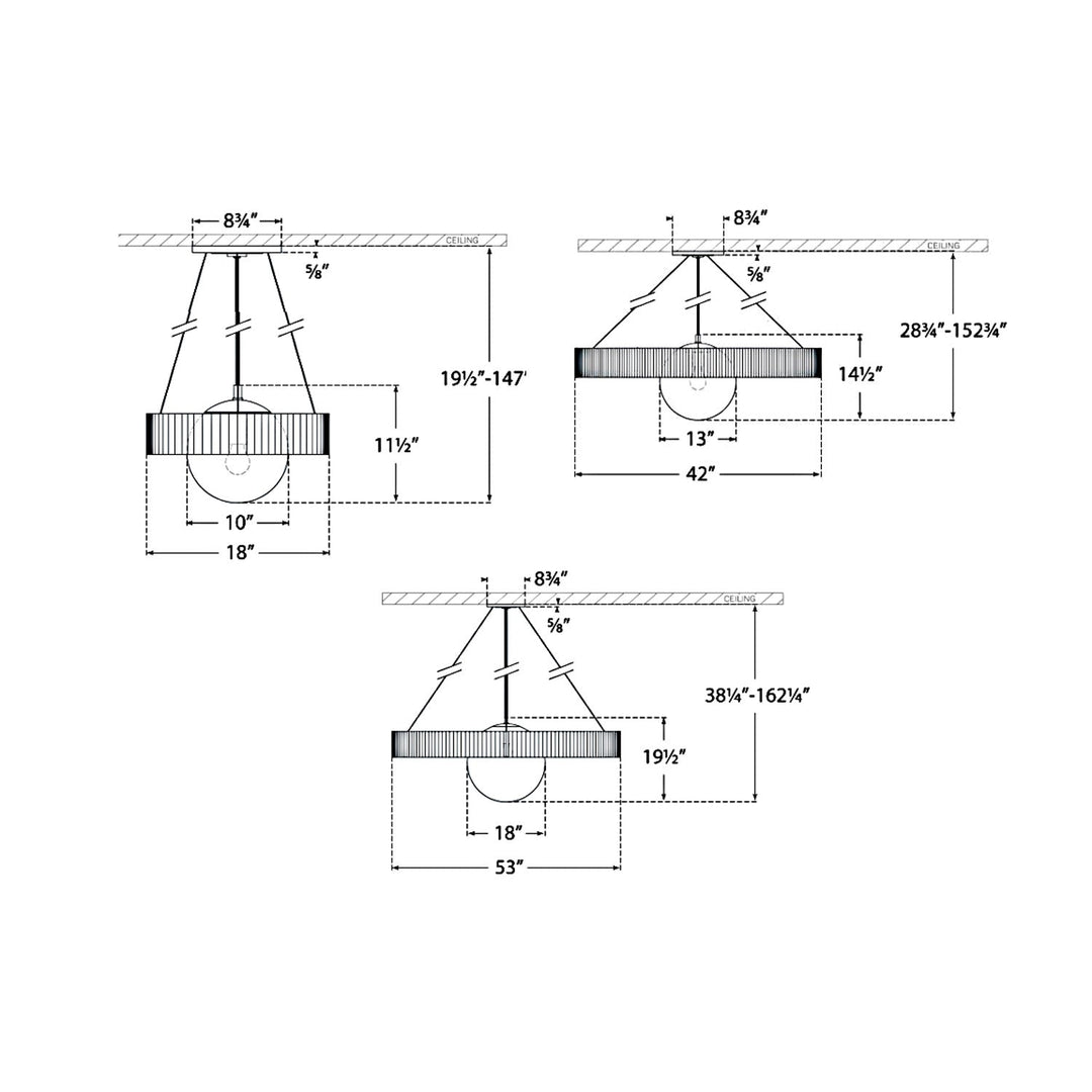 Visual Comfort Signature Arena Chandelier