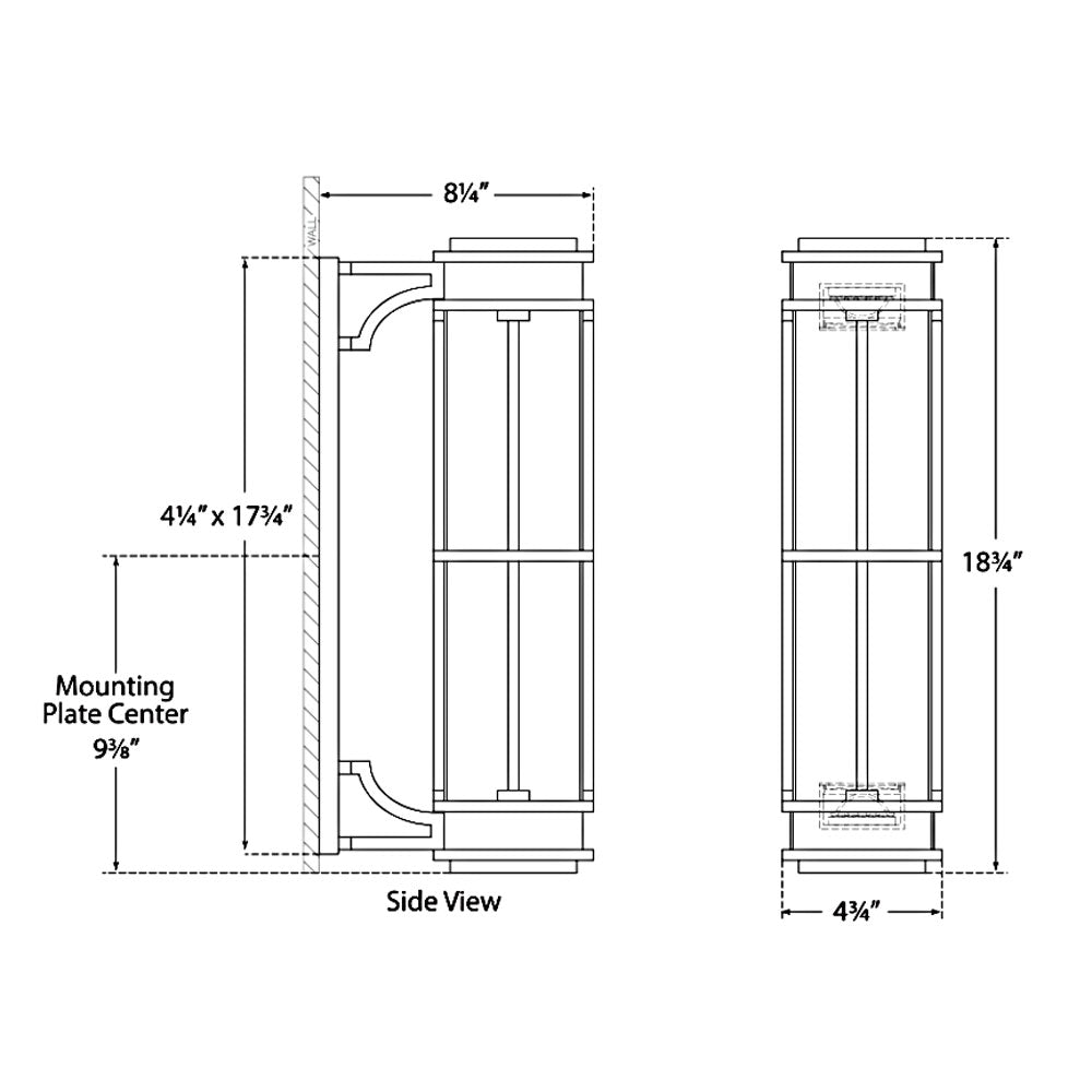 Visual Comfort Signature Gracie Linear Wall Sconce