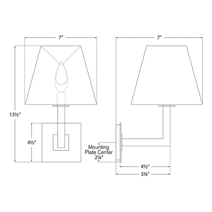 Visual Comfort Signature Architectural Wall Sconce