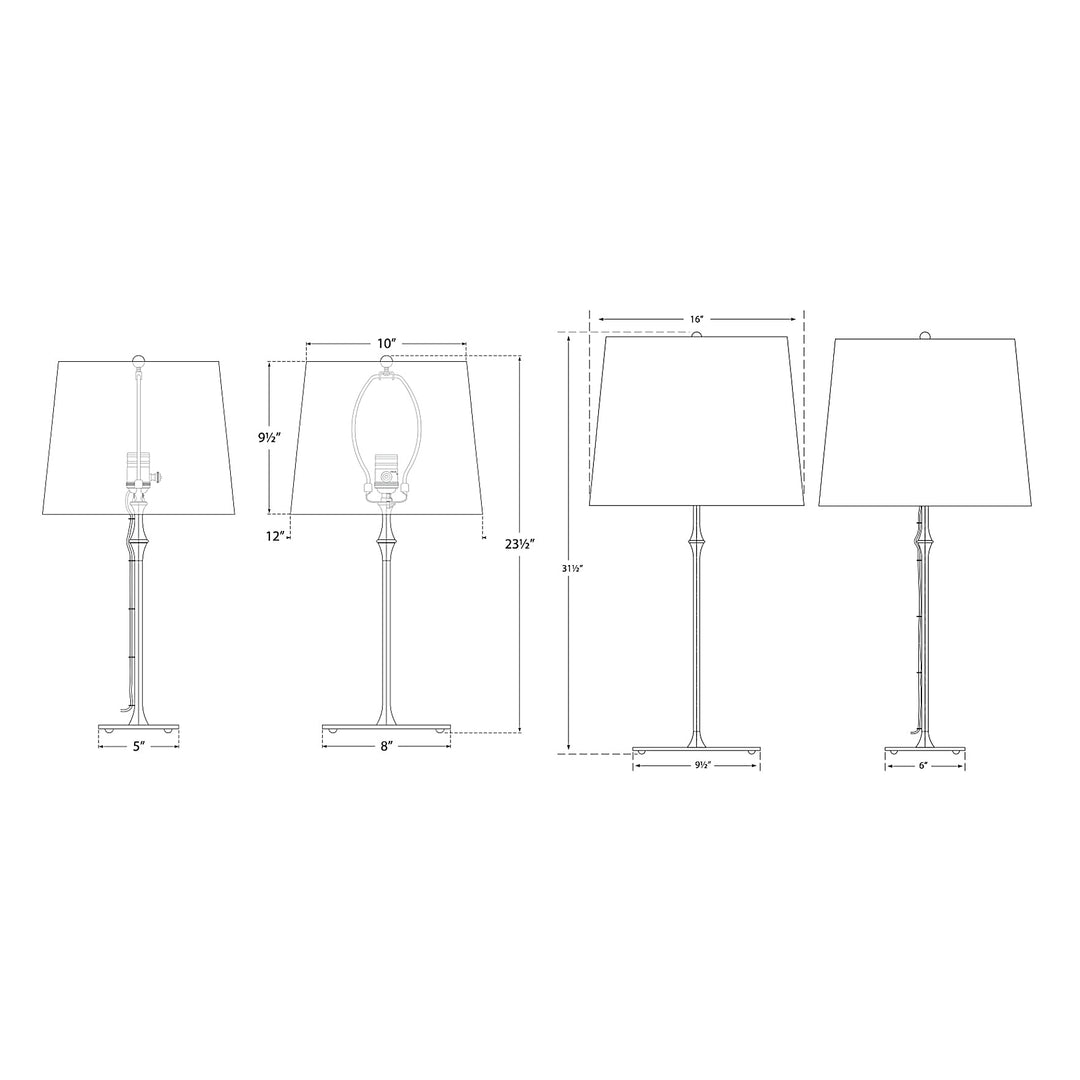 Visual Comfort Signature Dauphine Table Lamp