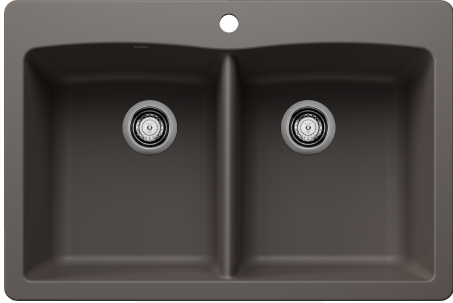 Blanco Dual Mount Double Bowl Kitchen Sink