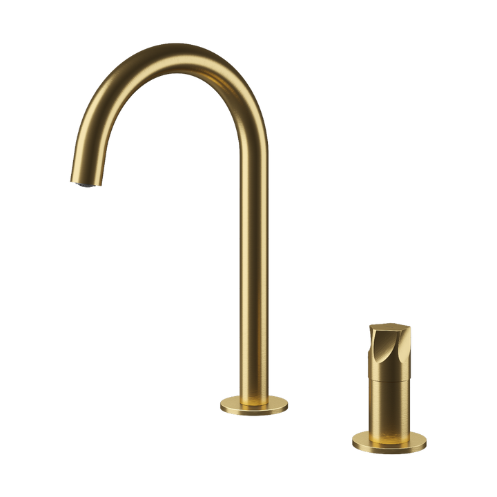 MGS Bagno Penta Two hole Stainless Steel Basin Faucet