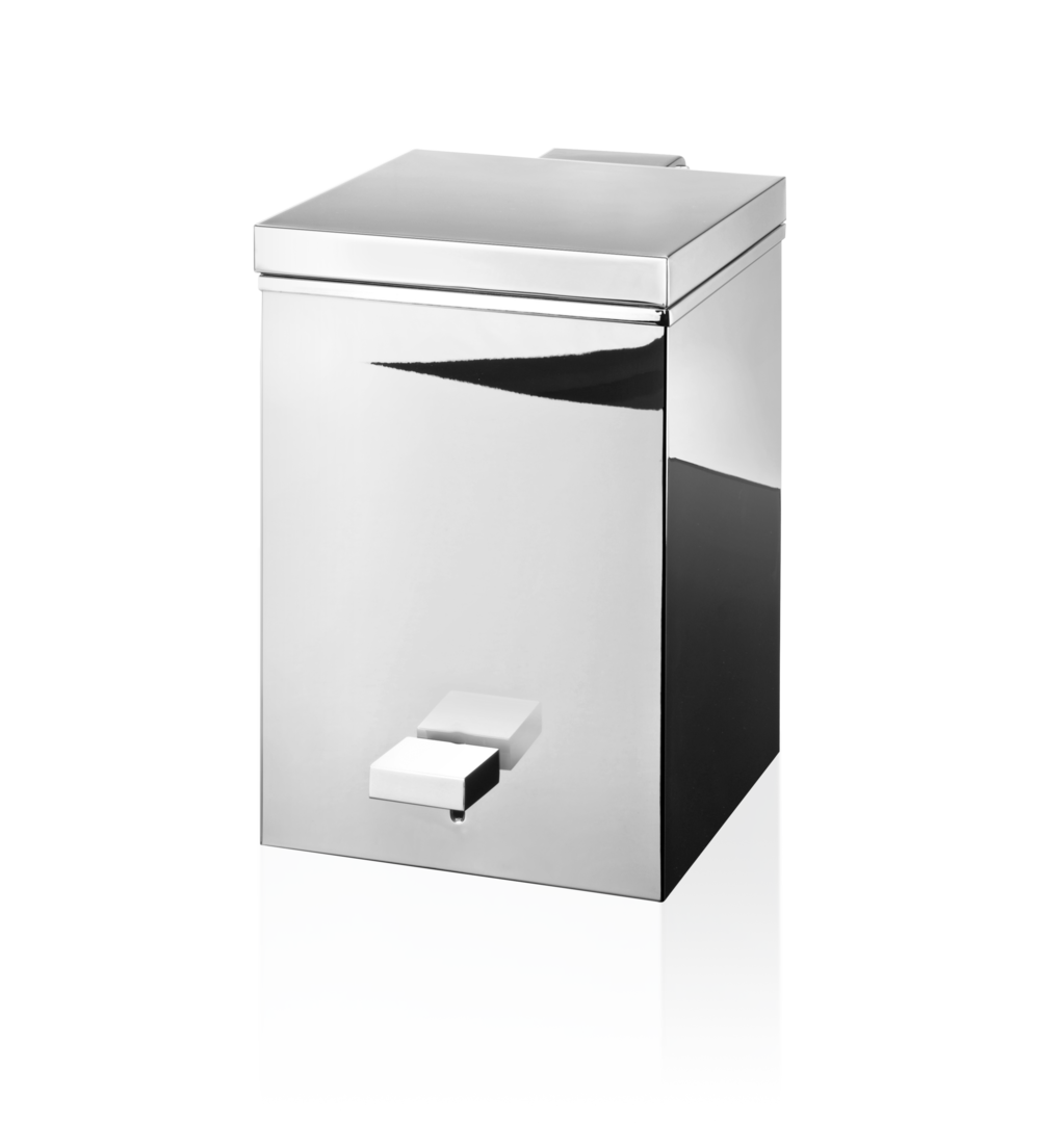 Decor Walther 0614600 Square Pedal Bin with Soft Close Lid