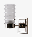 Clearance Showroom Display Special: Waterworks EELT01 Electra Wall Mounted Single Arm Sconce with Glass Shade