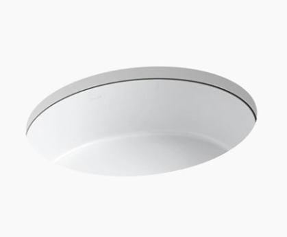 Kohler K-2881 Verticyl Oval Undermount Bathroom Sink
