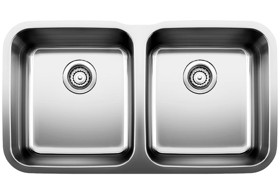 Blanco 441020 Equal Double Undermount Kitchen Sink