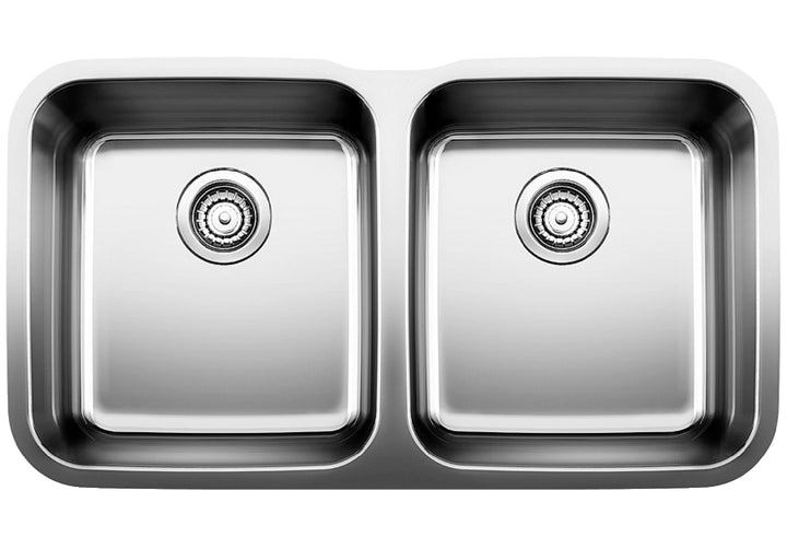 Blanco 441020 Equal Double Undermount Kitchen Sink