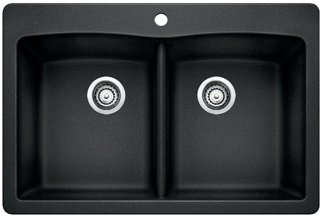 Blanco Dual Mount Double Bowl Kitchen Sink