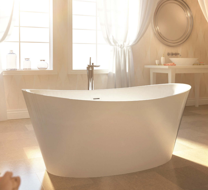 BainUltra Evanesence Oval Freestanding Bathtub