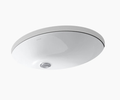 Kohler K-2211 Caxton 19" x 15" Undermount Bathroom Sink