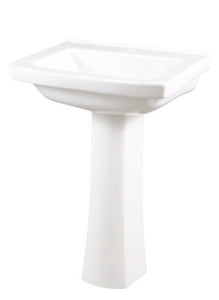 Gerber Burr Ridge White Pedestal Sink