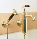 Clearance Showroom Display Special: Herbeau 4109-63-70 Estelle Wall Mount Faucet with Hand Spray