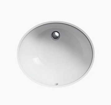 Kohler K-2210 Caxton 17" x 14" Oval Undermount Bathroom Sink